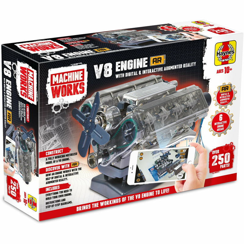 Light Gray Haynes - Machine Works V8 Engine Kids STEM & STEAM Kits
