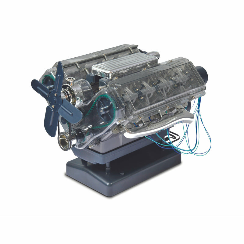 Dim Gray Haynes - Machine Works V8 Engine Kids STEM & STEAM Kits