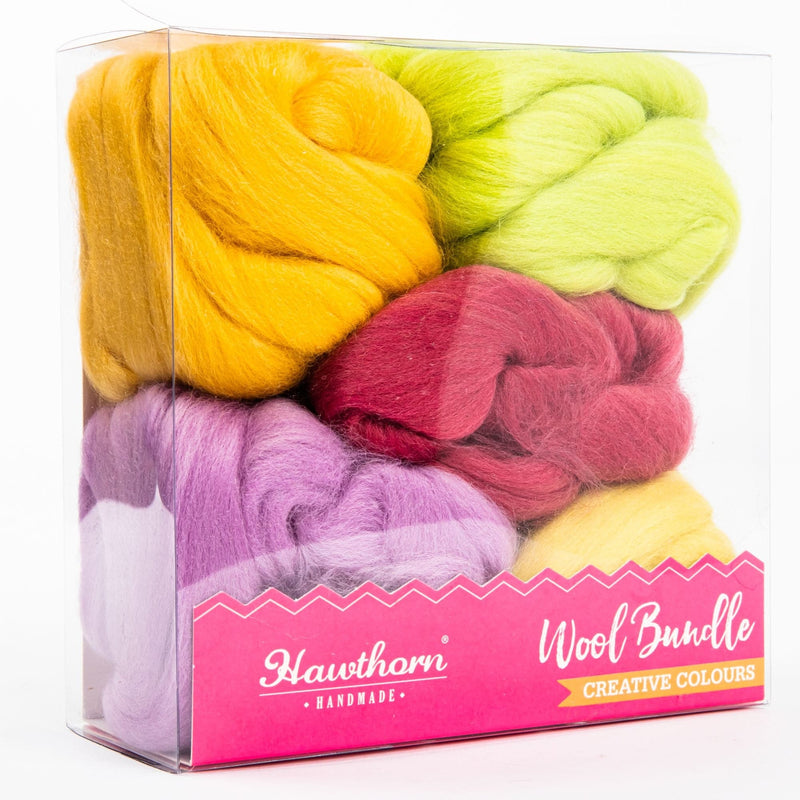 Maroon Hawthorn Handmade Spring Merino Wool Bundle Weaving Yarns