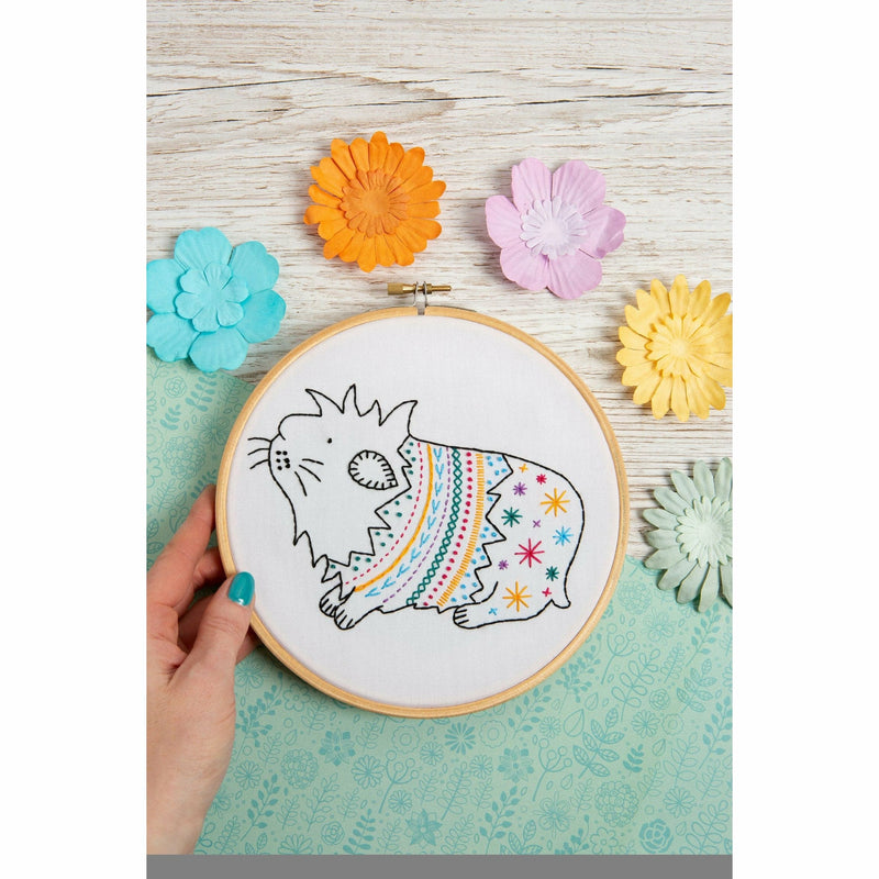 Goldenrod Hawthorn Handmade Guinea Pig Embroidery Kit Needlework Kits