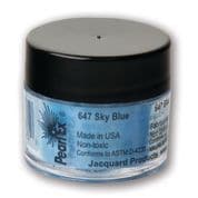 Slate Gray Jacquard Pearl-Ex 3Gm Sky Blue Pigments