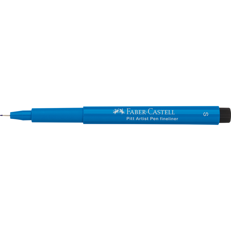 Dark Cyan Faber Castell Pitt Artist Fineliner Pen  S – 0.3mm  110 Phthalo Blue Pens and Markers