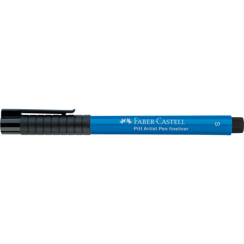 Dark Cyan Faber Castell Pitt Artist Fineliner Pen  S – 0.3mm  110 Phthalo Blue Pens and Markers