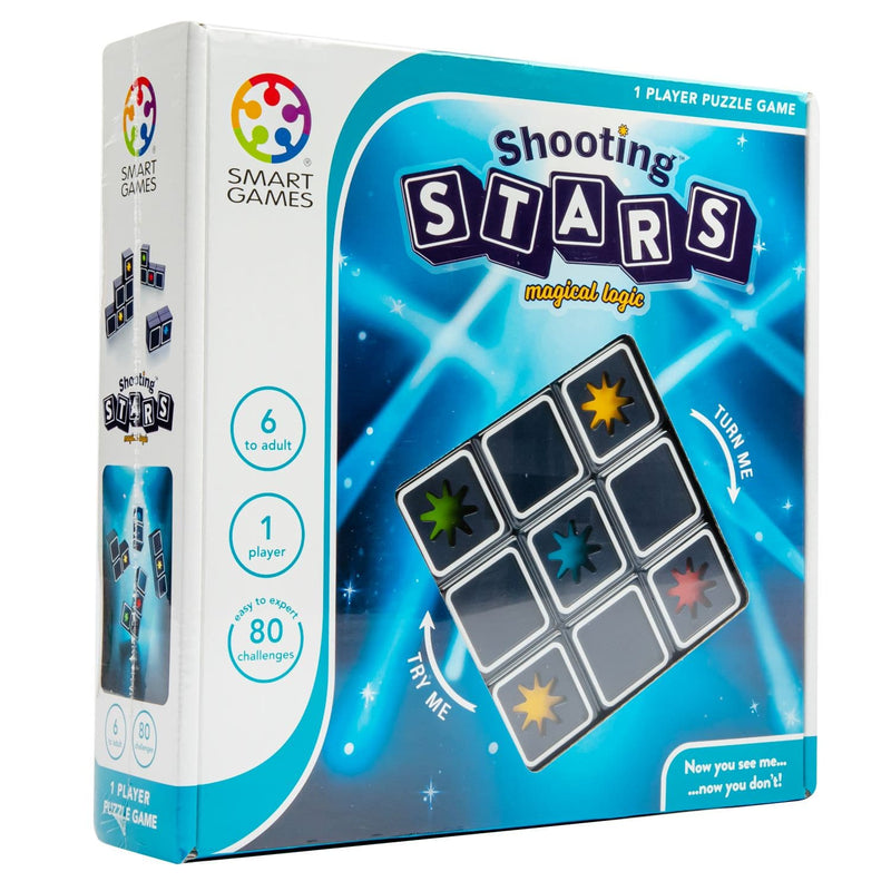 Dark Turquoise Shooting Stars Kids Educational Games and Toys