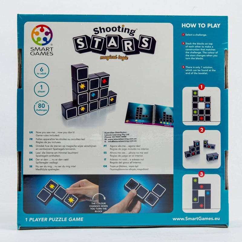 Gray Shooting Stars Kids Educational Games and Toys