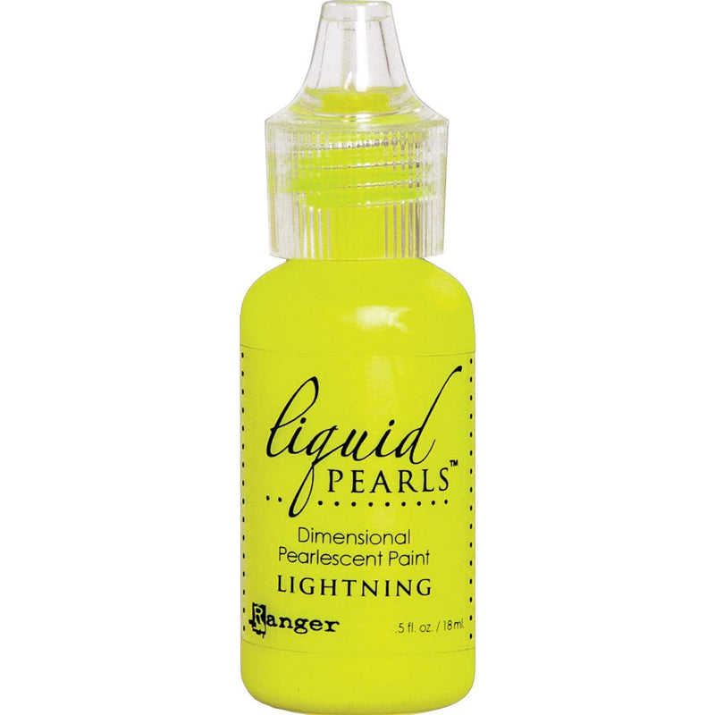 Yellow Green Liquid Pearls Dimensional Pearlescent Paint 14ml-Lightning Dimensional Craft Paint