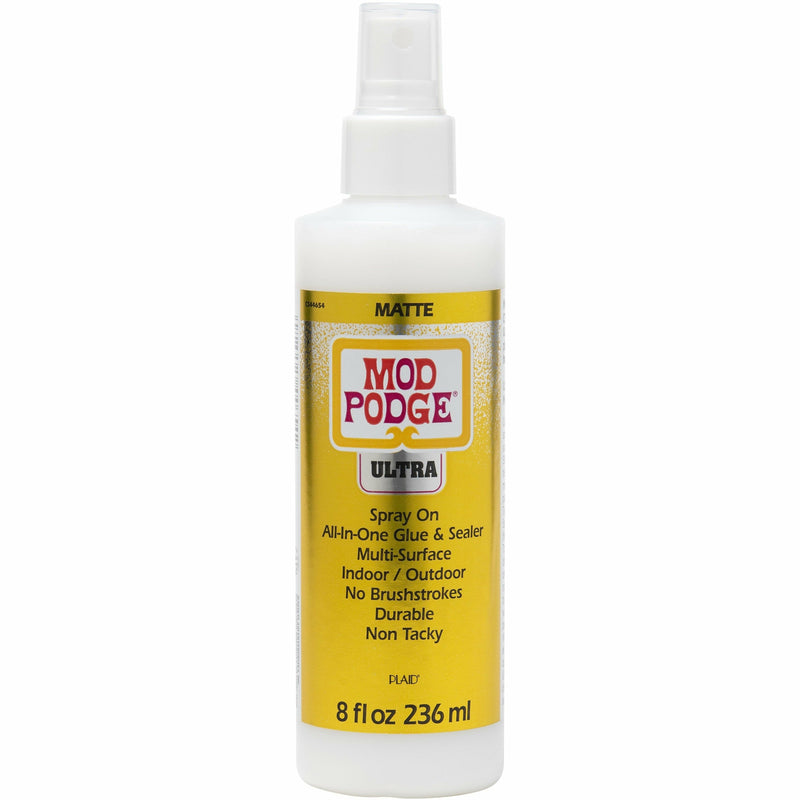 Goldenrod Mod Podge Ultra Matt Spray On Sealer 236ml Craft Paint Finishes Varnishes and Sealers
