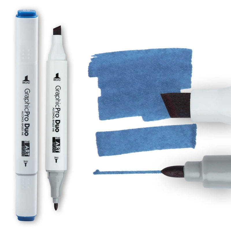 Steel Blue The Art Studio GraphicPro Duo Marker Prussian Blue Pens and Markers