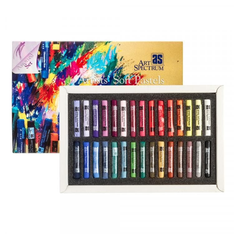 Sandy Brown Art Spectrum Standard Pastel Box-Assorted (Set Of 30) Pastels & Charcoal