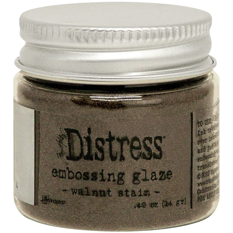 Dark Olive Green Tim Holtz Distress Embossing Glaze

Walnut Stain Embossing Supplies
