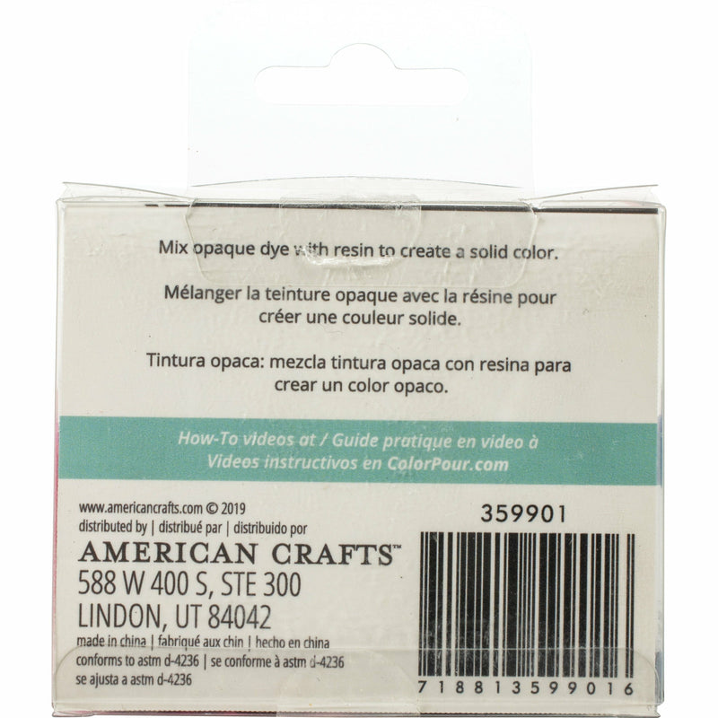 Dark Sea Green American Crafts Color Pour Resin Dyes 10ml 4/Pkg-Opaque - Mixed Berry Resin Dyes Pigments and Colours