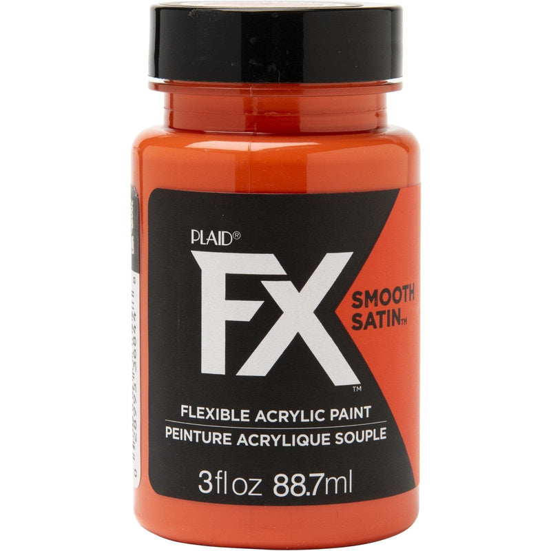 Firebrick Orb Orange-FX Cosplay Flexible Paint  Smooth Satin 88ml Leather and Vinyl Paint