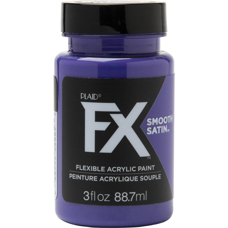 Black Voodoo Violet-FX Cosplay Flexible Paint  Smooth Satin 88ml Leather and Vinyl Paint