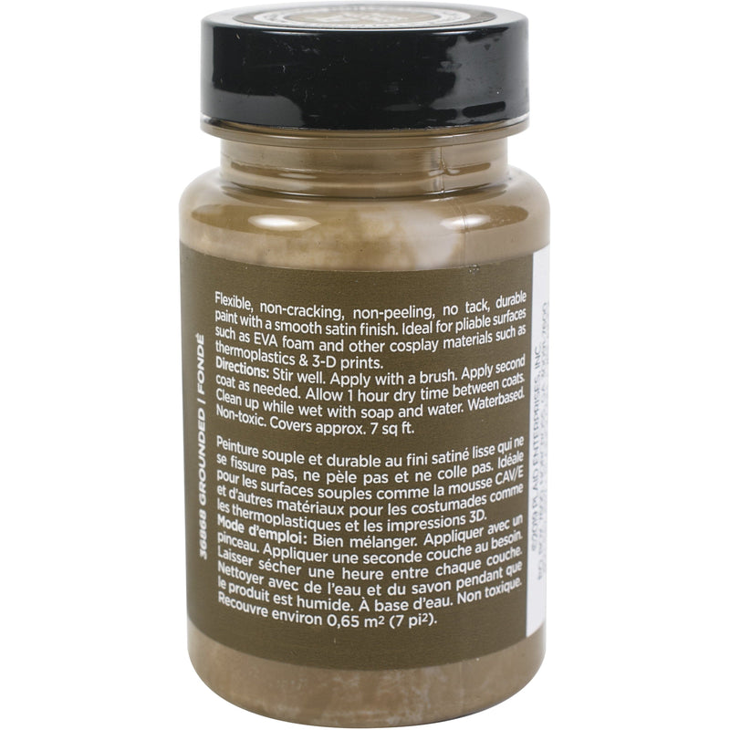 Dark Olive Green Grounded  -FX Cosplay Flexible Paint  Smooth Satin 88ml Leather and Vinyl Paint