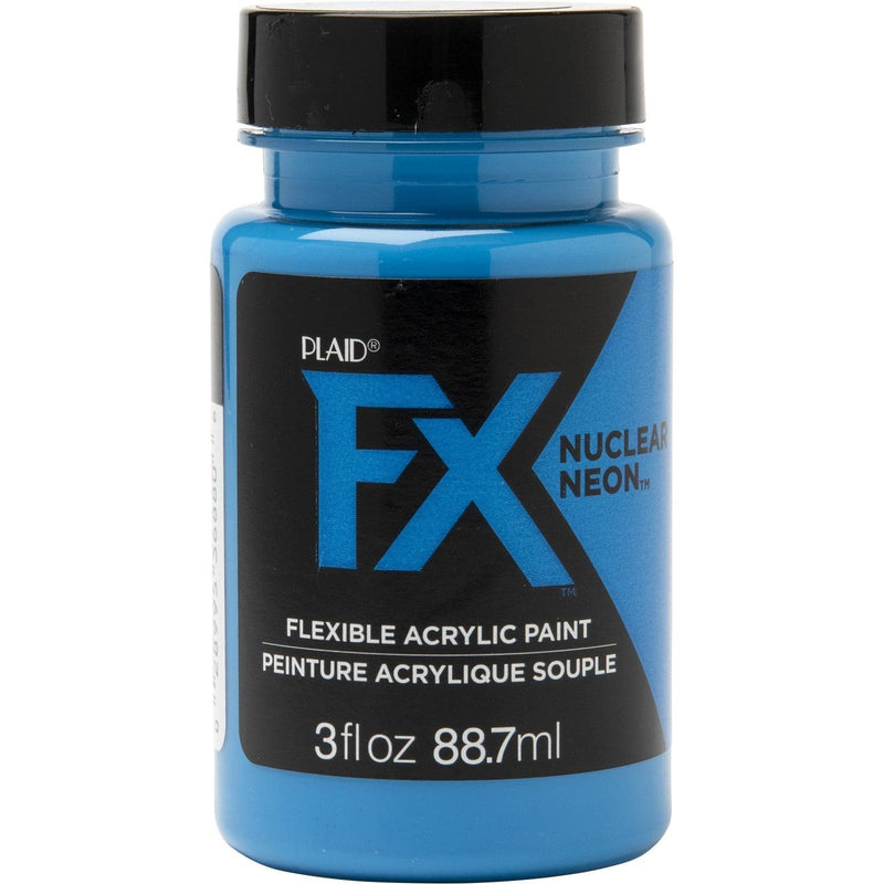 Dark Cyan Nitro Blue-FX Cosplay Flexible Paint  Nuclear Neon 88ml Leather and Vinyl Paint