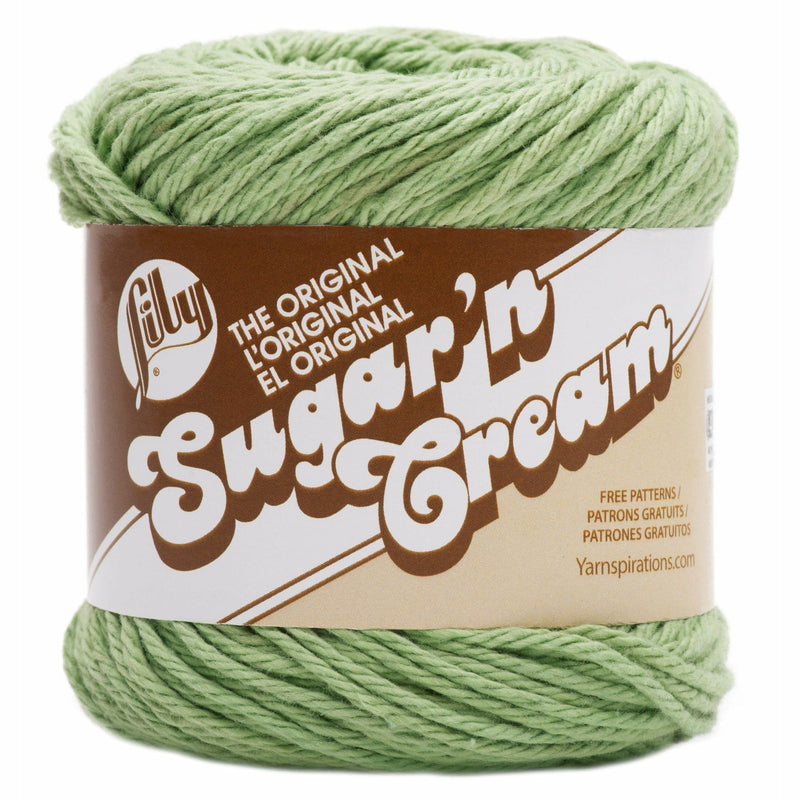 Gray Lily Sugar'n Cream Yarn   -   Solids  -  Meadow 71g Knitting and Crochet Yarn