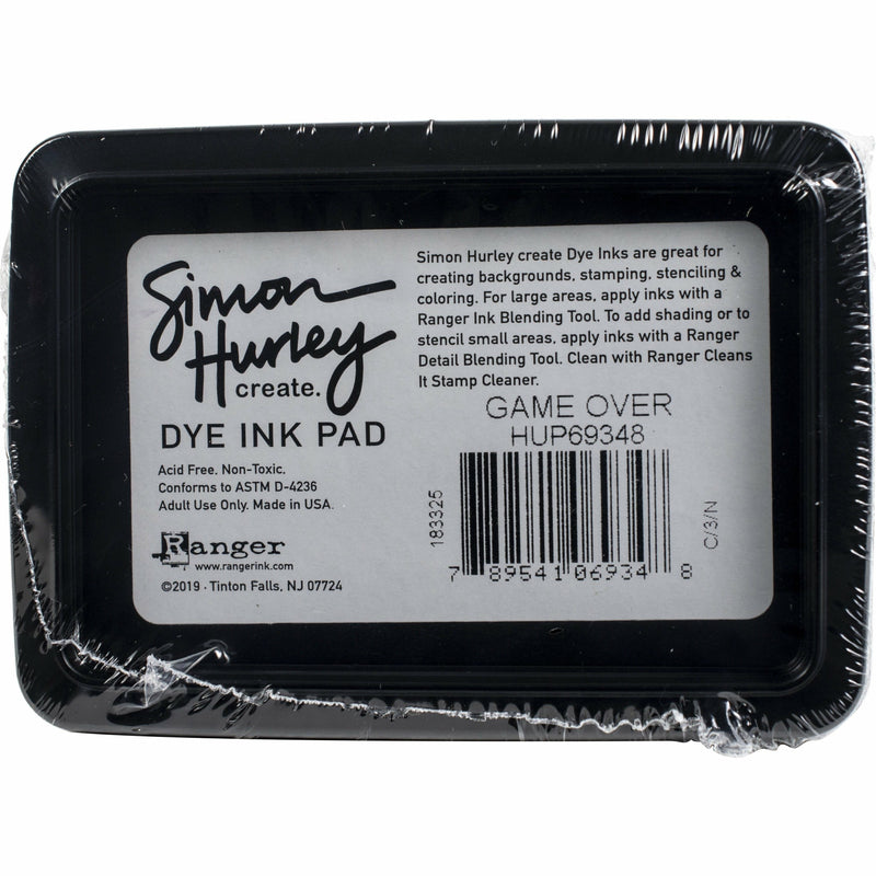 Gray Simon Hurley create. Dye Ink Pad

Game Over Stamp Pads