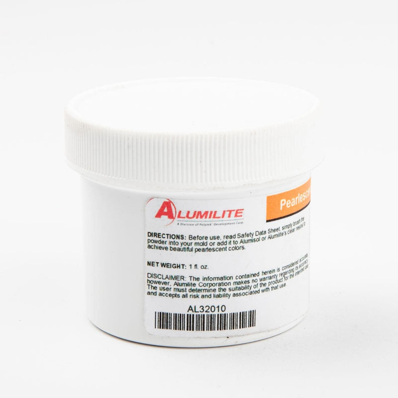 Light Gray Alumilite Metallic Powder 28grams- Pearlescent Resin Dyes Pigments and Colours