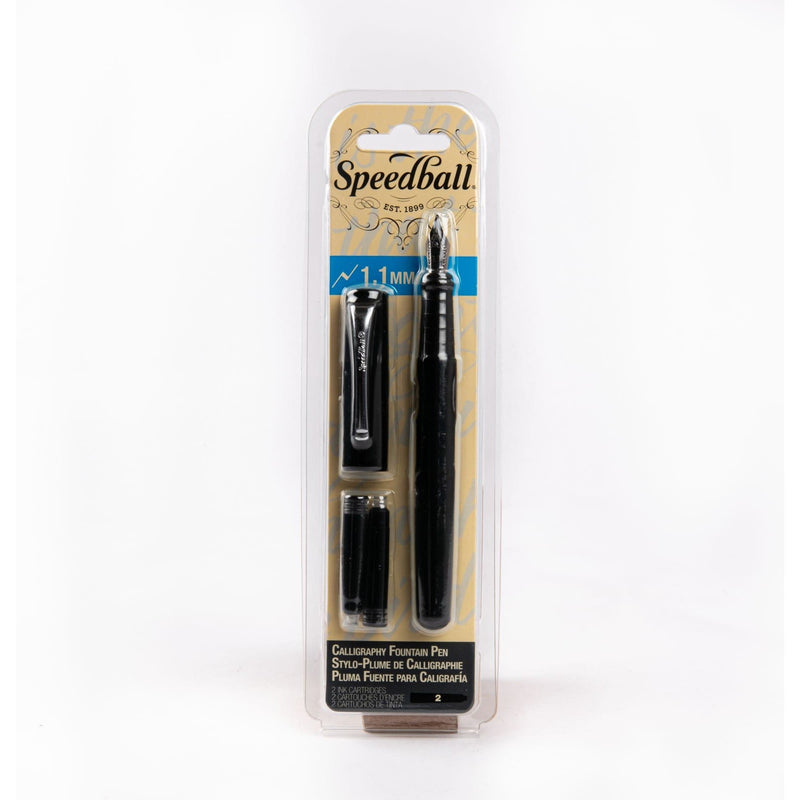 Tan Speedball Calligraphy Fountain Pen 1.1mm-Black Pens and Markers