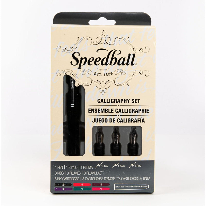 Bisque Speedball Calligraphy Fountain Pen Set- Pens and Markers