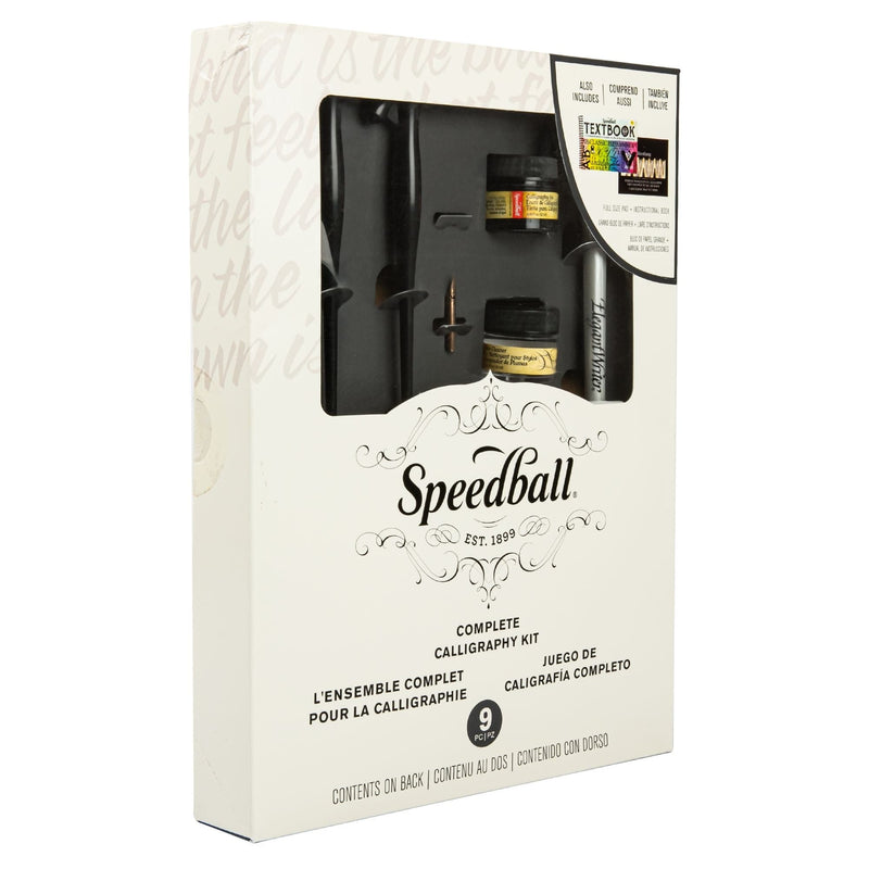 Beige Speedball Complete Calligraphy Kit- Pens and Markers