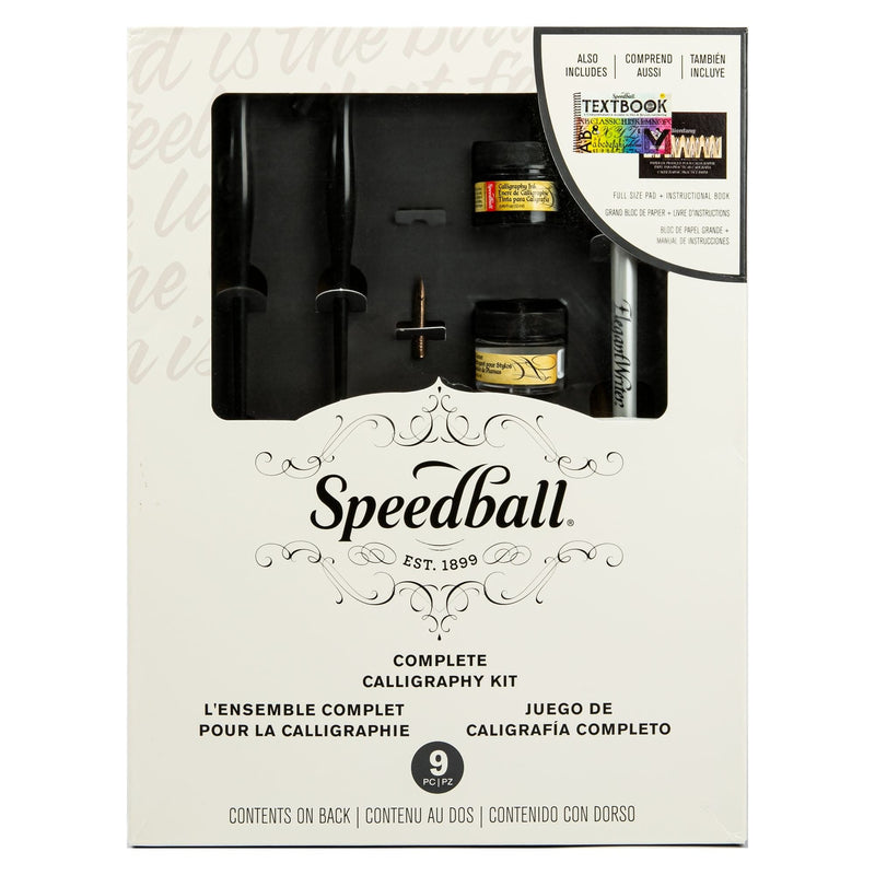 Beige Speedball Complete Calligraphy Kit- Pens and Markers