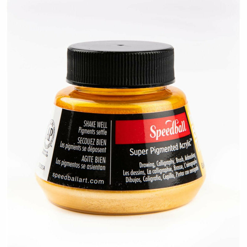 Sienna Speedball Super Pigmented Acrylic Ink 57ml-Gold Inks