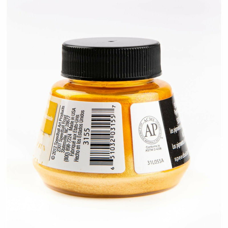 Dark Orange Speedball Super Pigmented Acrylic Ink 57ml-Gold Inks