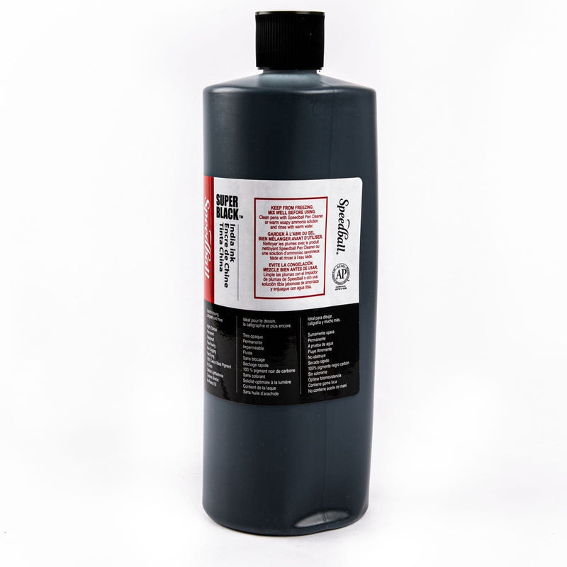 Rosy Brown Speedball Super Black India Ink - 946ml Inks