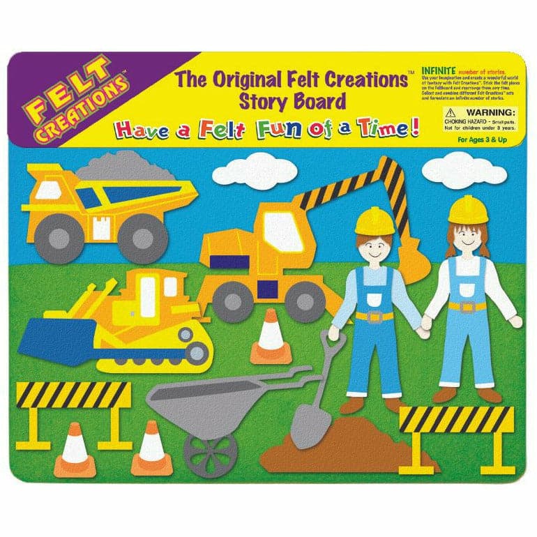 Light Goldenrod Felt Creations - Construction Kids Craft Kits
