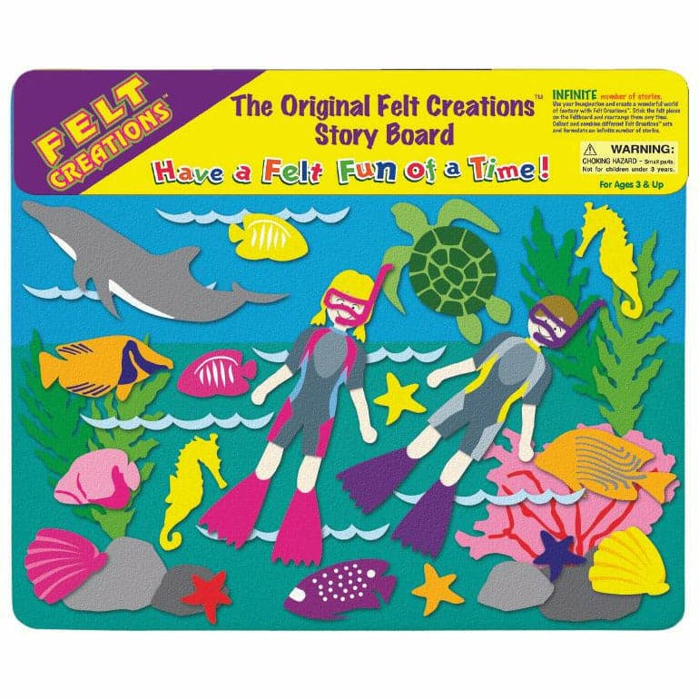 Medium Sea Green Felt Creations - Aquatic Diving Kids Craft Kits