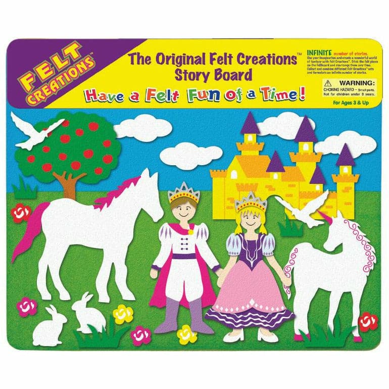 Light Gray Felt Creations - Princess Castle Kids Craft Basics