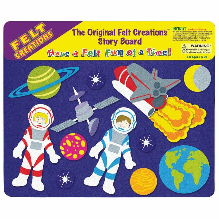Dark Slate Blue Felt Creations - Outer Space Kids Craft Kits