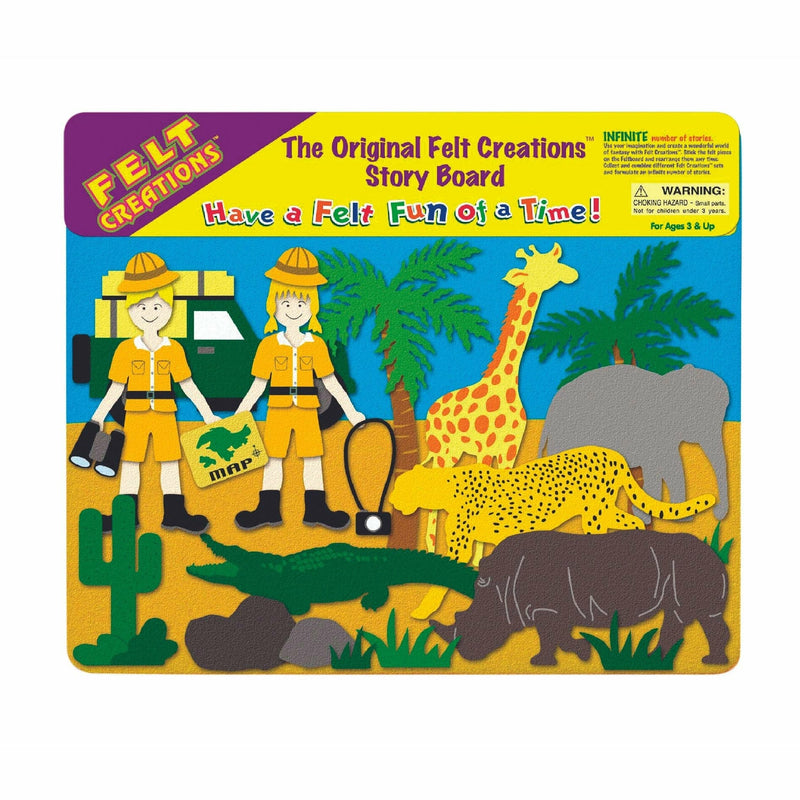 Dark Cyan Felt Creations - Safari Kids Craft Kits