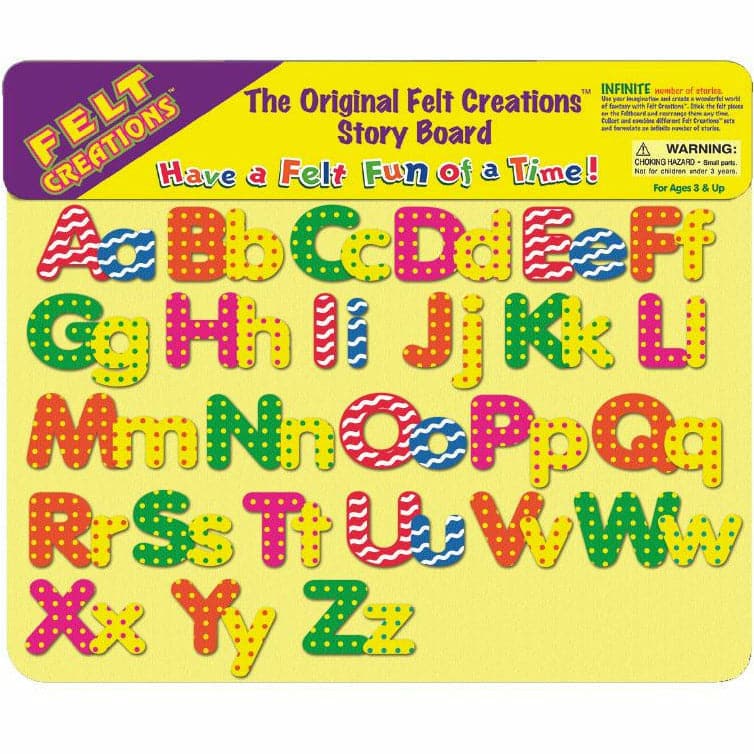 Light Goldenrod Felt Creations - Alphabet Kids Craft Kits