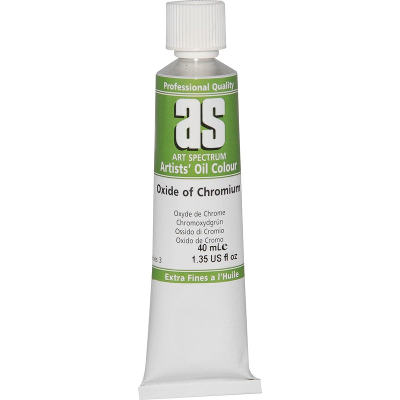 Dark Sea Green Art Spectrum Oil Paint 40mL Oxide Of Chromium S3 Oil Paints