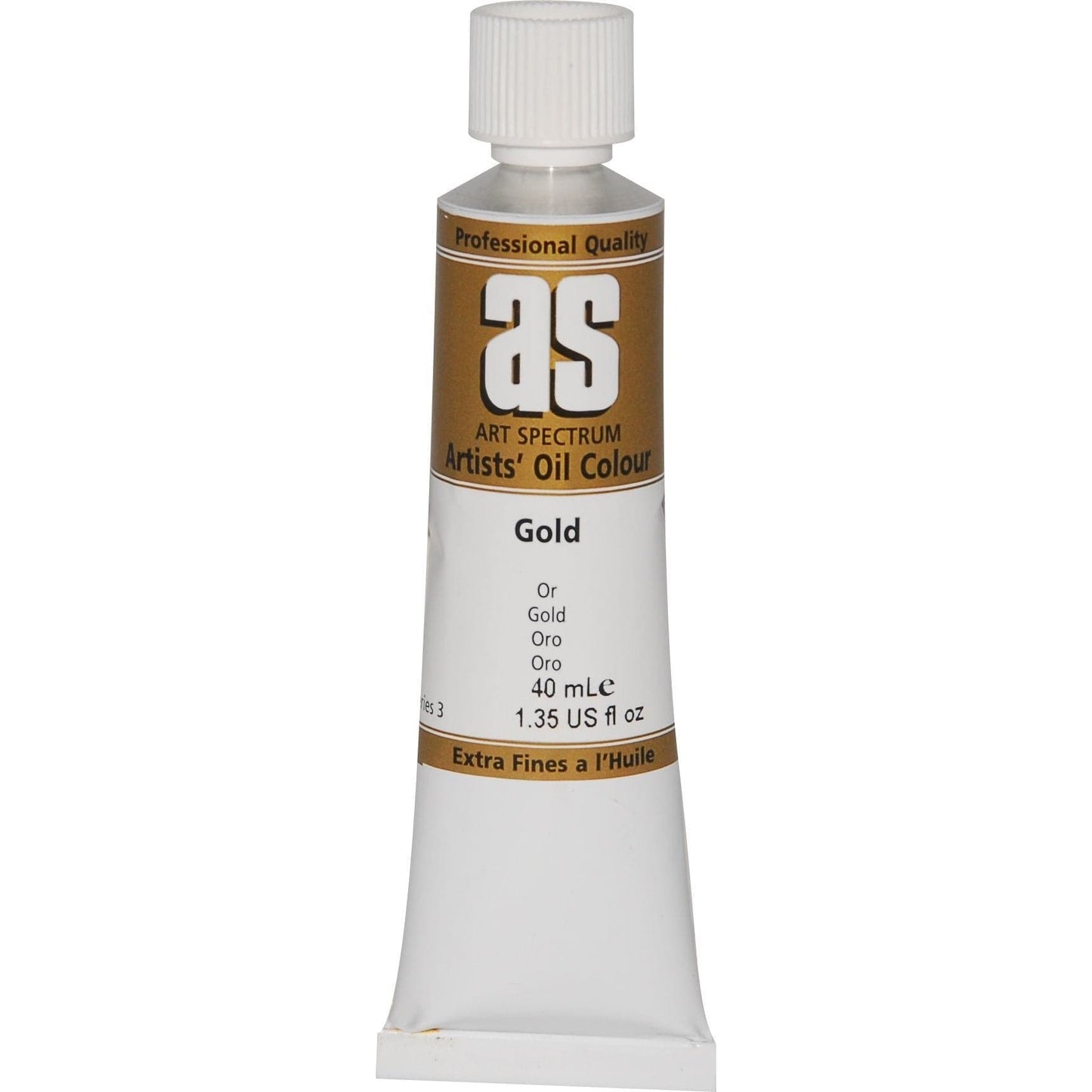 Saddle Brown Art Spectrum Oil Paint 40mL Gold  S3 Oil Paints