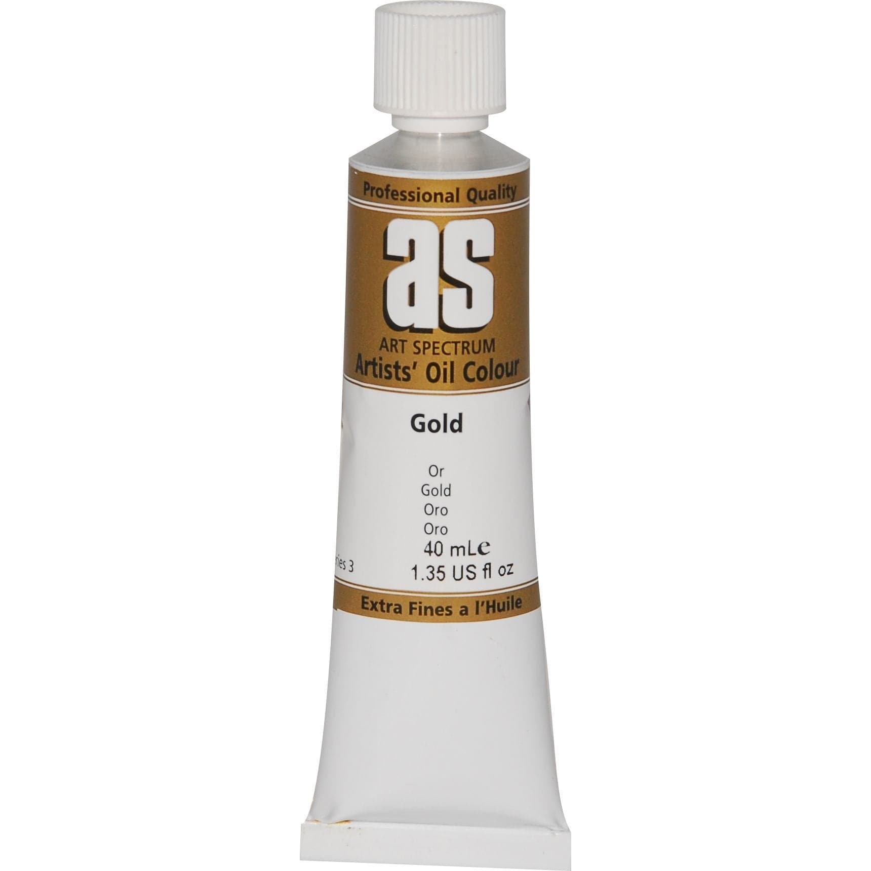 Saddle Brown Art Spectrum Oil Paint 40mL Gold  S3 Oil Paints