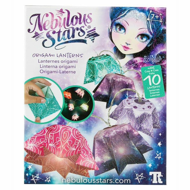 Light Gray Nebulous Stars - Origami Lanterns Kids Educational Games and Toys