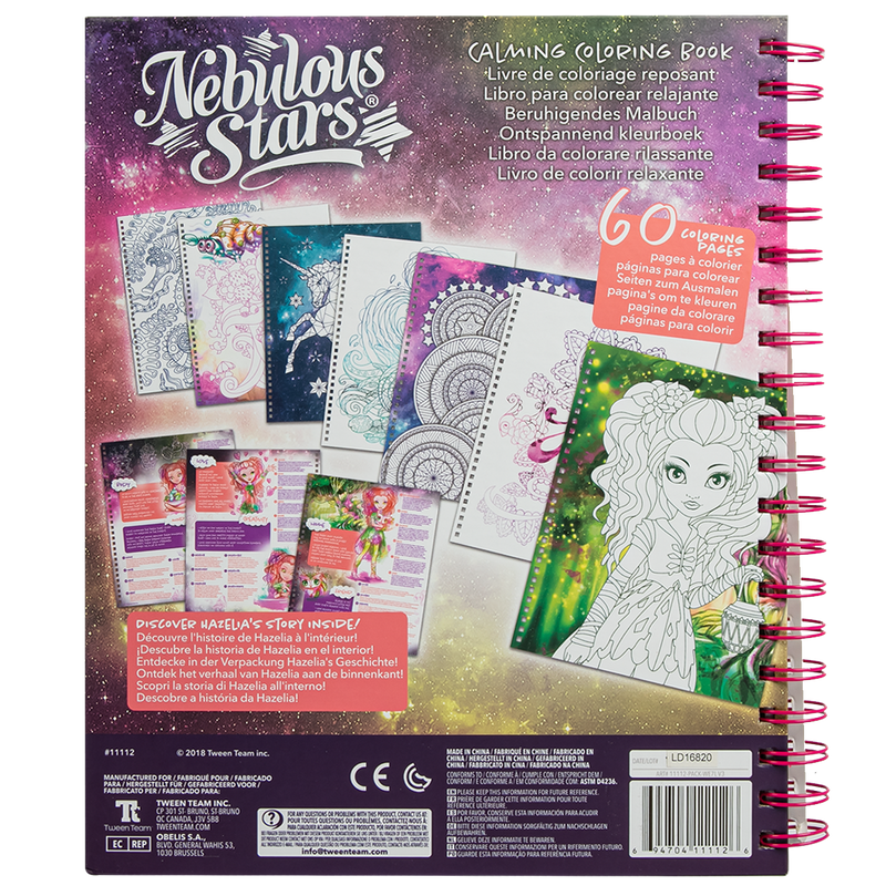 Nebulous Stars Coloring Book Calming