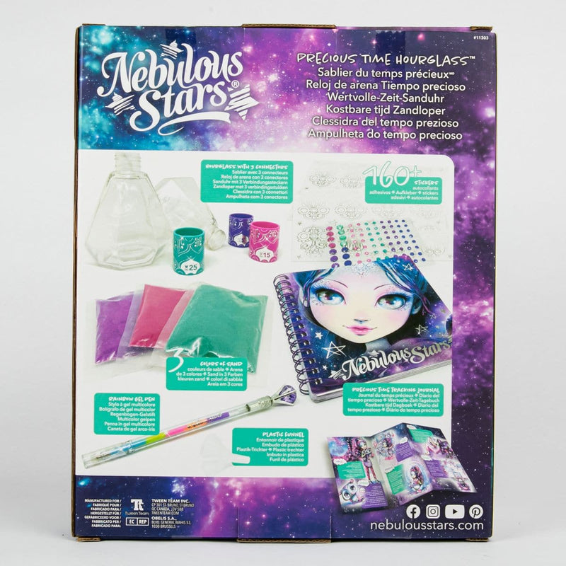 Dark Slate Gray Nebulous Stars - Precious Time Hourglass Kids Craft Kits