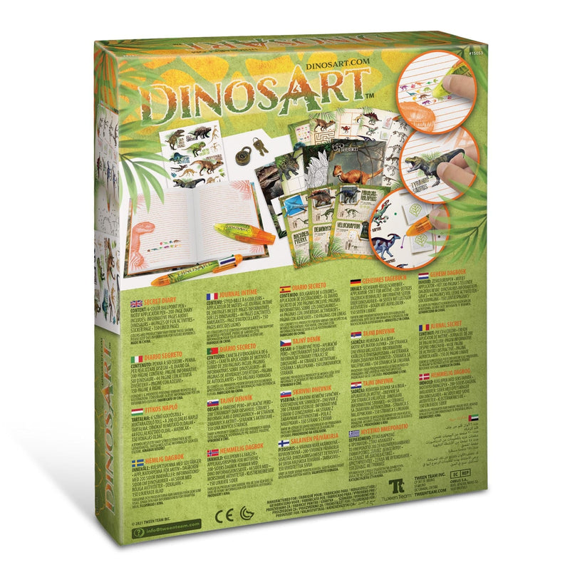 Dark Khaki DinosArt - Secret Diary Kids Craft Kits