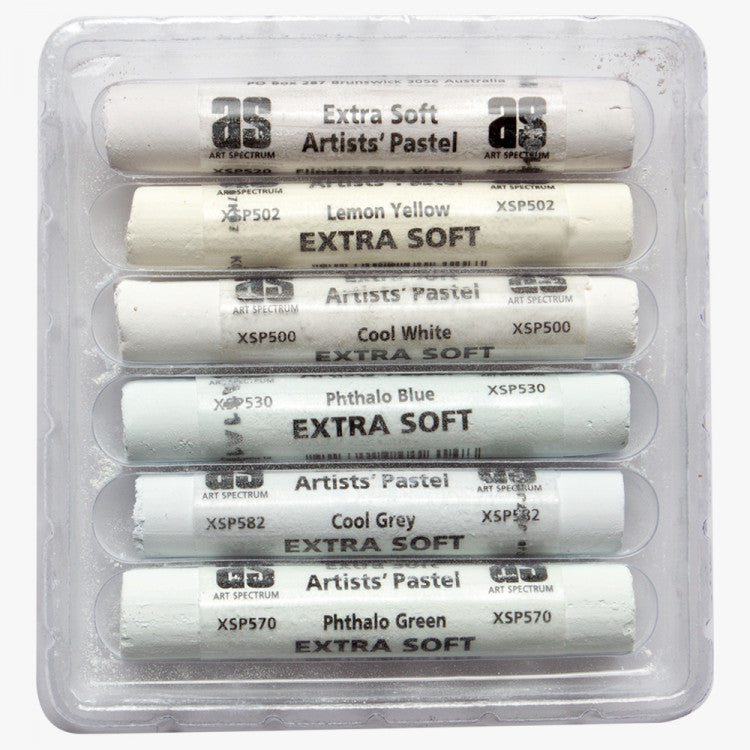 Dim Gray Art Spectrum Extra Soft Pastel - Warm Tints (6 Pack) Pastels & Charcoal