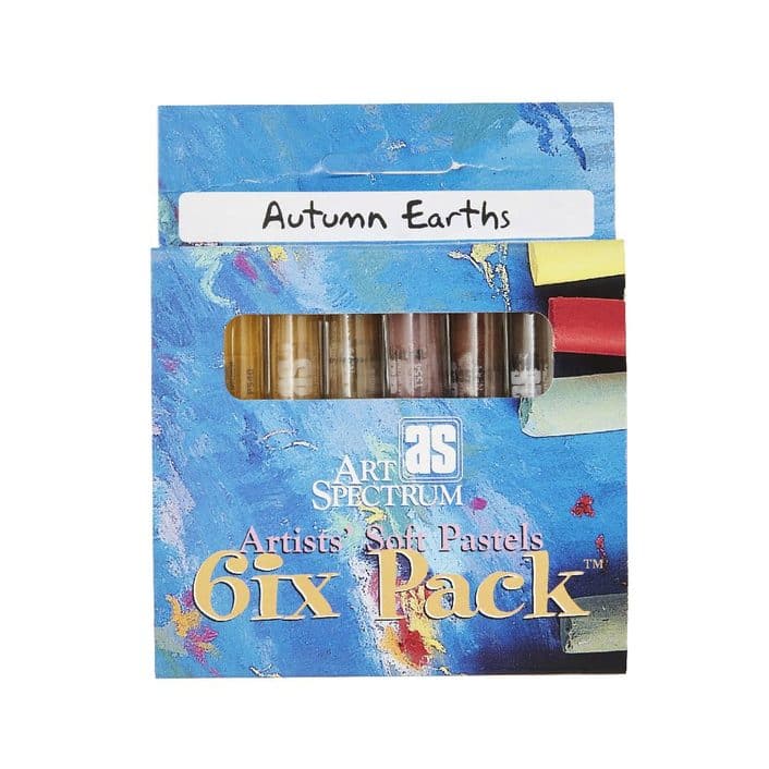 Cornflower Blue Art Spectrum Standard Pastel Six Pack Autumn Earths Pastels & Charcoal