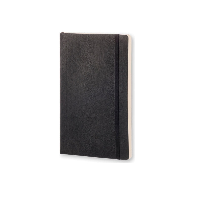 Dark Slate Gray Moleskine Classic  Soft Cover  Note Book -   Dot Grid -   Large   - Black Pads