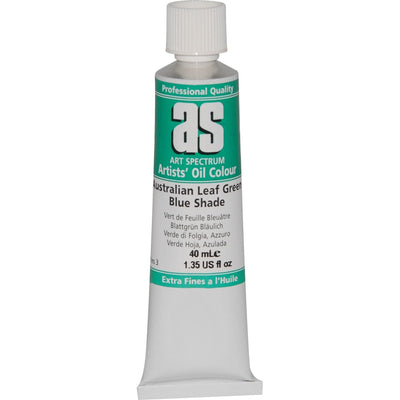 Sea Green Art Spectrum Oil Paint 40mL Australian Leaf Green Blue  S3 Oil Paints