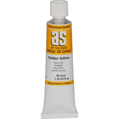 Dark Goldenrod Art Spectrum Oil Paint 40mL Golden Yellow  S2 Oil Paints