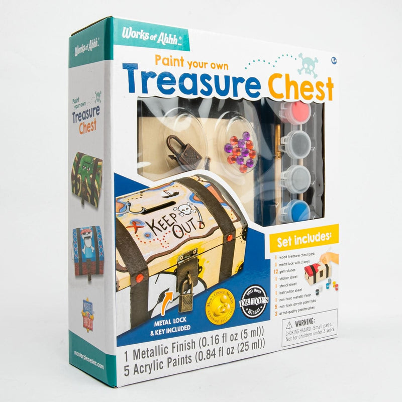 Beige Works Of Ahhh Paint Your Own Treasure Chest Christmas
