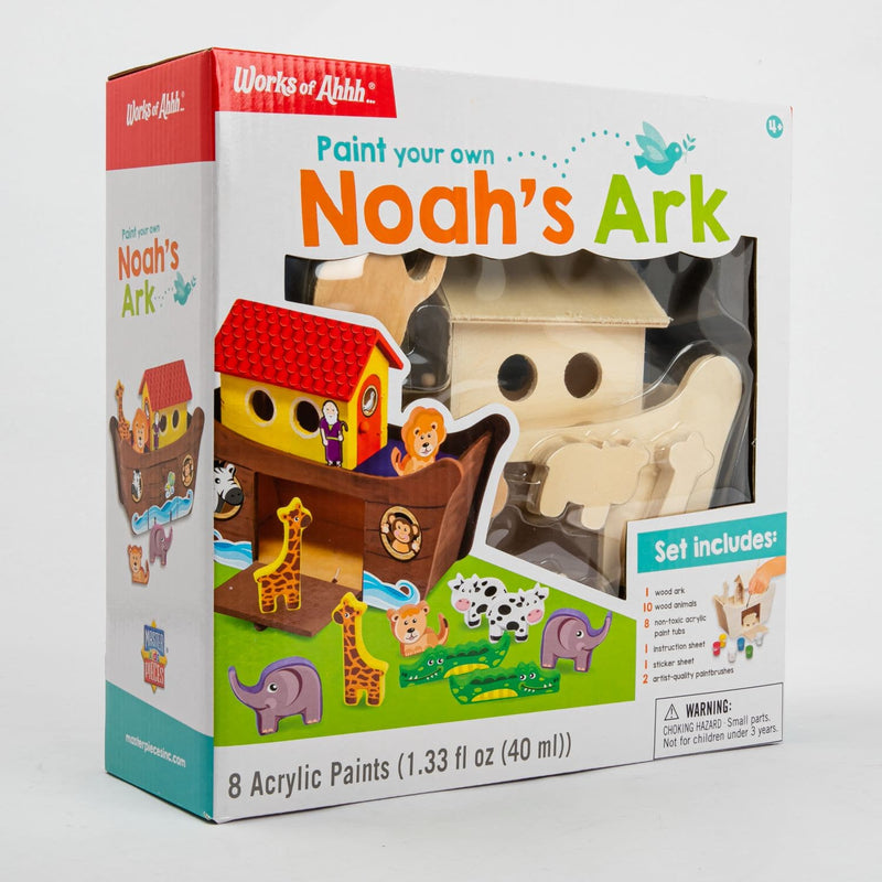 Light Gray Works Of Ahhh Paint Your Own Noah's Ark Christmas