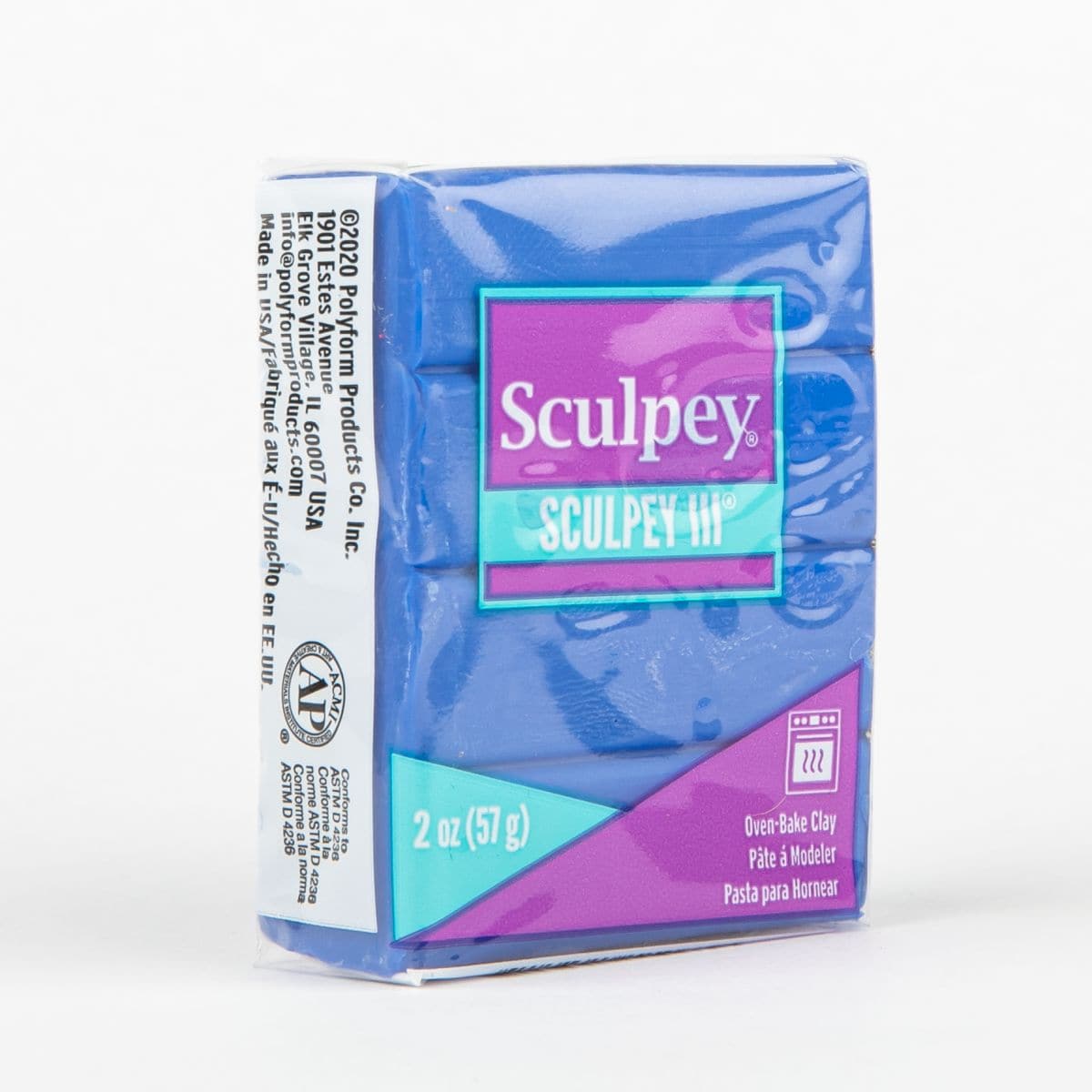 Sculpey III Oven Bake Clay- 57g - Blue